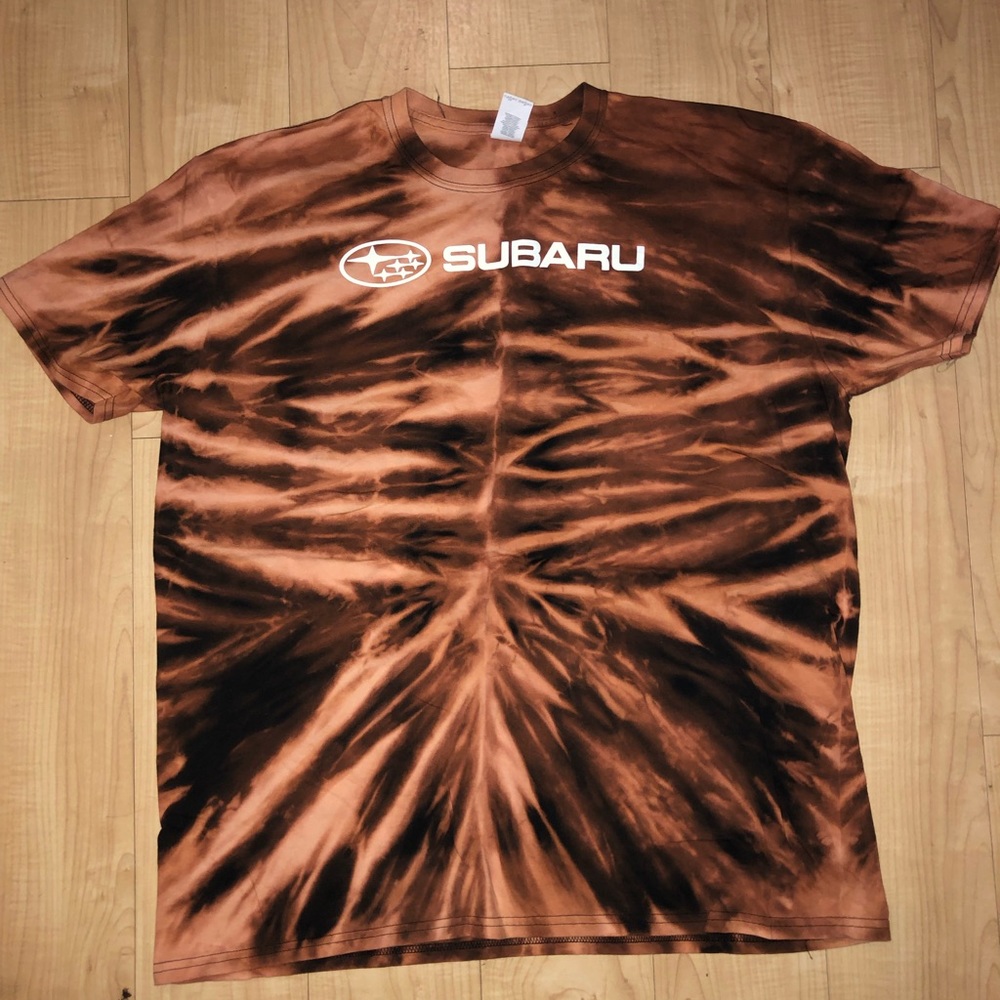 Cotton  handmade Acidwash Subaru gear T-shirt rally brand shirt brand new